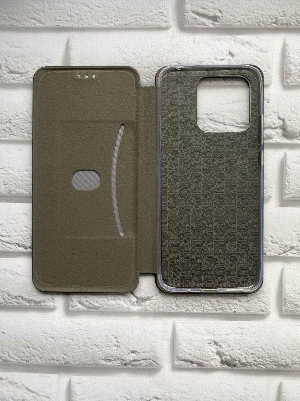 Чохол-книжка з малюнком для Xiaomi Redmi 10С Чорний :: Карта України (принт 261)