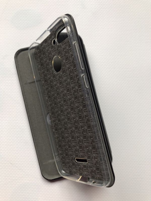 Чохол-книжка з малюнком для Xiaomi Redmi 6 Чорний :: Сердечка жовті (принт 259)