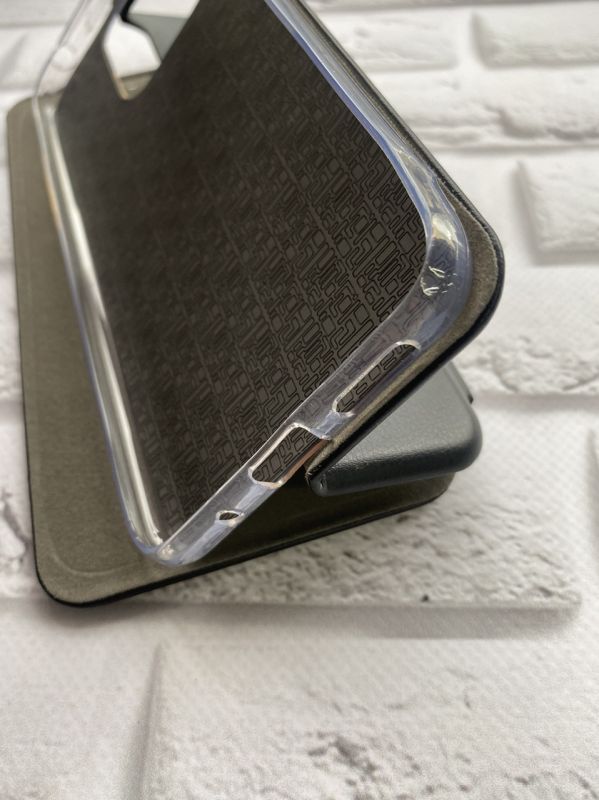 Чохол-книжка з малюнком для Xiaomi Redmi 10С Чорний :: Тризуб Україна (принт 256)