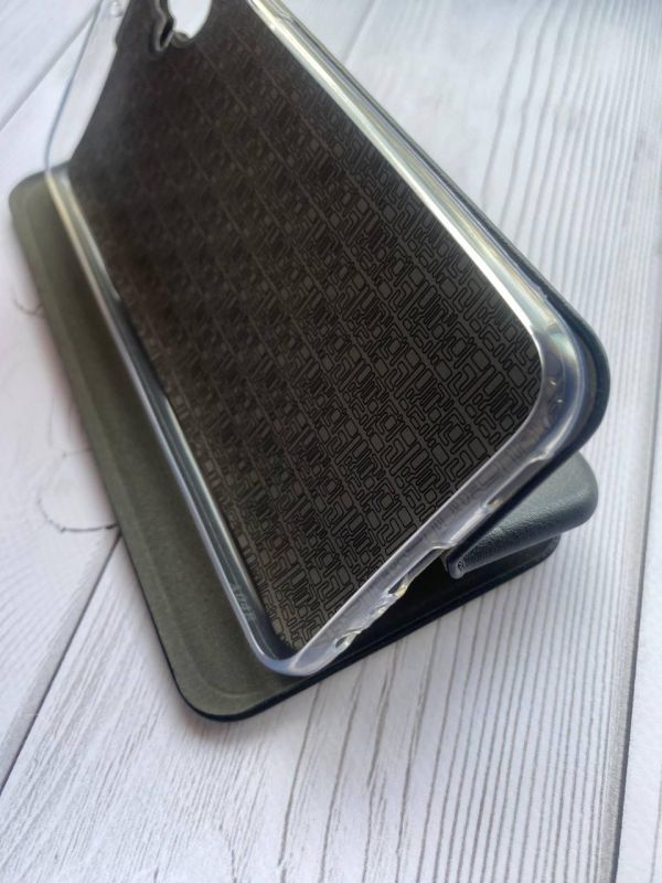 Чохол-книжка з малюнком для Samsung Galaxy A04E/ A042 Чорний :: Тризуб Україна (принт 256)