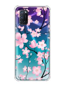 Чохол з потовщеними кутами на Oppo A52/A72/A92 :: Квітуча сакура (принт 282)