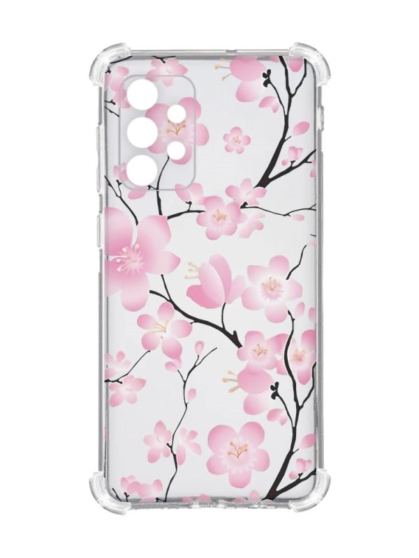 Чохол із потовщеними кутами на Oppo A72 5G :: Квітуча сакура (принт 282)