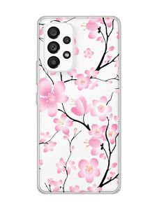 Прозорий чохол на Samsung Galaxy A53  :: Квітуча сакура (принт 282)