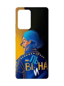 Матовий чохол з рожевими боками на Samsung Galaxy A52 :: Вільна (принт 252)