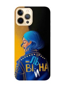 Матовий чохол з чорними боками на Apple iPhone 12 Pro Max :: Вільна (принт 252)