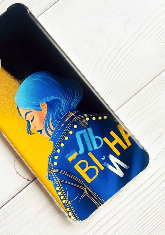 Чохол з потовщеними кутами на Xiaomi Redmi Note 11 4G :: Вільна (принт 252)