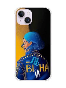 Чохол із потовщеними кутами на iPhone 14 :: Вільна (принт 252)