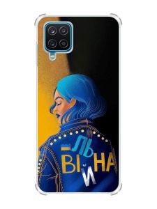 Чохол з потовщеними кутами на Samsung A12 4G :: Вільна (принт 252)