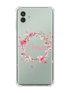 Чохол з потовщеними кутами на Samsung Galaxy M13 5G :: Віночок з сакури (принт 284)