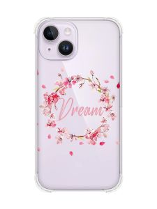 Чохол із потовщеними кутами на iPhone 14 :: Віночок з сакури (принт 284)