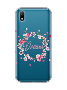 Прозорий чохол для Huawei Y5 2019 / Honor 8S :: Віночок з сакури (принт 284)