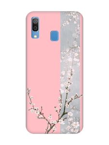 Матовий рожевий чохол на Samsung Galaxy A30 (2019) / A20 (2019) :: Квітуча сакура (принт 285)