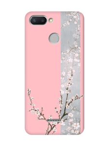 Матовий рожевий чохол на Xiaomi Redmi 6 :: Квітуча сакура (принт 285)