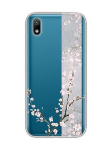 Прозорий чохол для Huawei Y5 2019 / Honor 8S :: Квітуча сакура (принт 285)