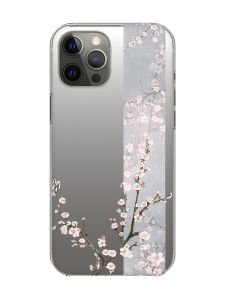 Прозорий чохол на iPhone 12 Pro Max :: Квітуча сакура (принт 285)