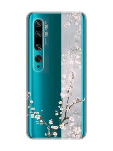Прозорий чохол на Xiaomi Mi Note 10/Note 10 Pro :: Квітуча сакура (принт 285)