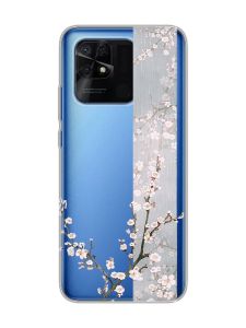 Прозорий чохол на Xiaomi Redmi 10C :: Квітуча сакура (принт 285)