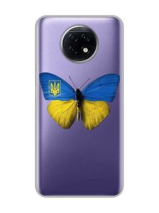 Прозорий чохол на Xiaomi Redmi Note 9T/Redmi Note 9 5G :: Метелик Україна (принт 255)