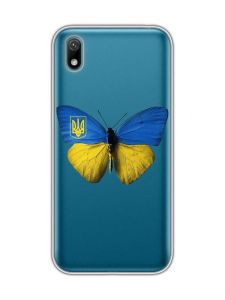 Прозорий чохол для Huawei Y5 2019 / Honor 8S :: Метелик Україна (принт 255)