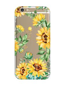 Прозорий чохол на iPhone 6/6s :: Соняхи (принт 288)