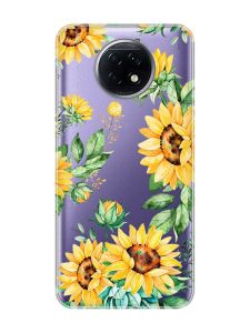 Прозорий чохол на Xiaomi Redmi Note 9T/Redmi Note 9 5G :: Соняхи (принт 288)