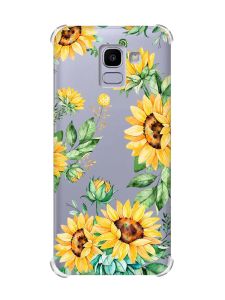 Чохол із потовщеними кутами на Samsung Galaxy J6 (2018) J600F :: Соняхи (принт 288)