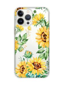 Чохол із потовщеними кутами на iPhone 14 Pro :: Соняхи (принт 288)