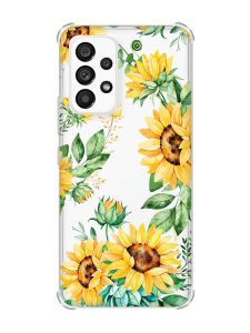 Чохол з потовщеними кутами на Samsung Galaxy A53 :: Соняхи (принт 288)