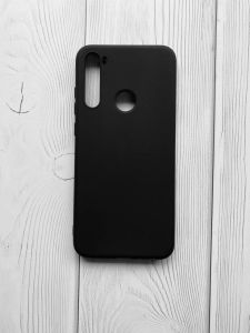 Силіконовий матовий чохол для Xiaomi Redmi Note 8T Чорний