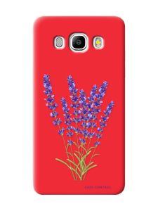 Матовий червоний чохол на Samsung Galaxy J5 (2016) J510 :: Лаванда (принт 28)