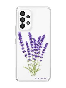 Прозорий чохол на Samsung Galaxy A53  :: Лаванда (принт 28)
