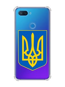 Чохол із потовщеними кутами на Xiaomi Mi 8 Lite :: Тризуб Україна (принт 256)