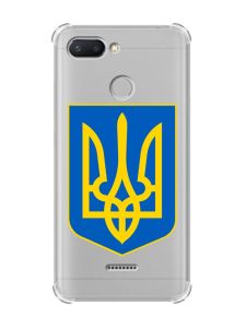 Чохол із потовщеними кутами для Xiaomi Redmi 6 :: Тризуб Україна (принт 256)