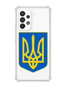 Чохол з потовщеними кутами на Samsung Galaxy A53 :: Тризуб Україна (принт 256)