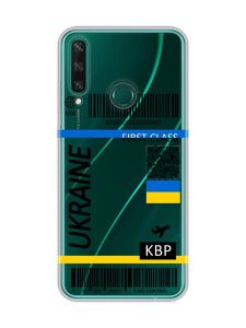 Прозорий чохол на Huawei Y6p :: Авіаквиток Україна (принт 262)