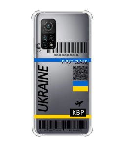 Чохол з потовщеними кутами для Xiaomi Mi 10T/Mi 10T Pro :: Авіаквиток Україна (принт 262)