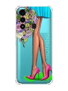 Чохол з потовщеними кутами на TECNO Spark Go 2022 :: Квітковий настрій (принт 226)