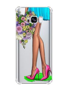 Чохол з потовщеними кутами на Samsung Galaxy S8 :: Квітковий настрій (принт 226)