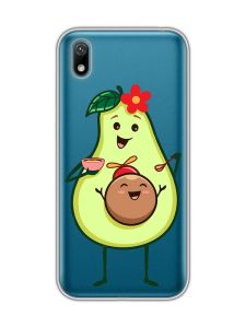 Прозорий чохол для Huawei Y5 2019 / Honor 8S :: Малюк Авокадо (принт 309)