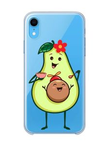 Прозорий чохол на iPhone XR :: Малюк Авокадо (принт 309)