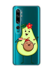 Прозорий чохол на Xiaomi Mi Note 10/Note 10 Pro :: Малюк Авокадо (принт 309)