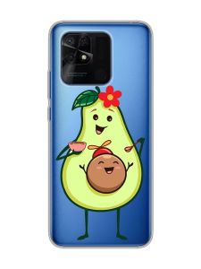 Прозорий чохол на Xiaomi Redmi 10C :: Малюк Авокадо (принт 309)