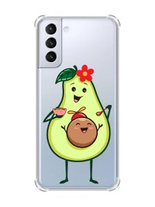 Чохол з потовщеними кутами на Samsung Galaxy S21 (G991) :: Малюк Авокадо (принт 309)