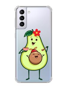 Чохол з потовщеними кутами на Samsung Galaxy S21 Plus :: Малюк Авокадо (принт 309)