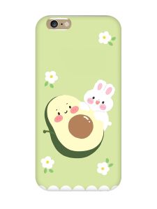 Чохол на iPhone 6/6s :: Авокадо і зайченя (принт 311)
