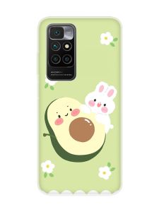 Чохол для Xiaomi Redmi 10 :: Авокадо і зайченя (принт 311)