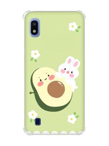 Чохол з потовщеними кутами на Samsung Galaxy A10 (2019)/A105 :: Авокадо і зайченя (принт 311)
