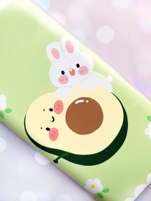 Чохол з потовщеними кутами на Samsung A34 5G :: Авокадо і зайченя (принт 311)