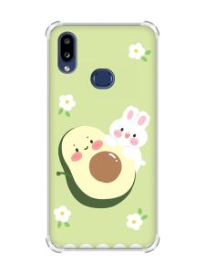 Чохол з потовщеними кутами на Samsung Galaxy A10s (A107) :: Авокадо і зайченя (принт 311)
