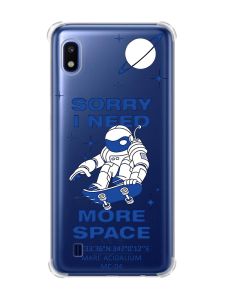 Чохол з потовщеними кутами на Samsung Galaxy A10 (2019)/A105 :: Космонавт на скейті (принт 248)